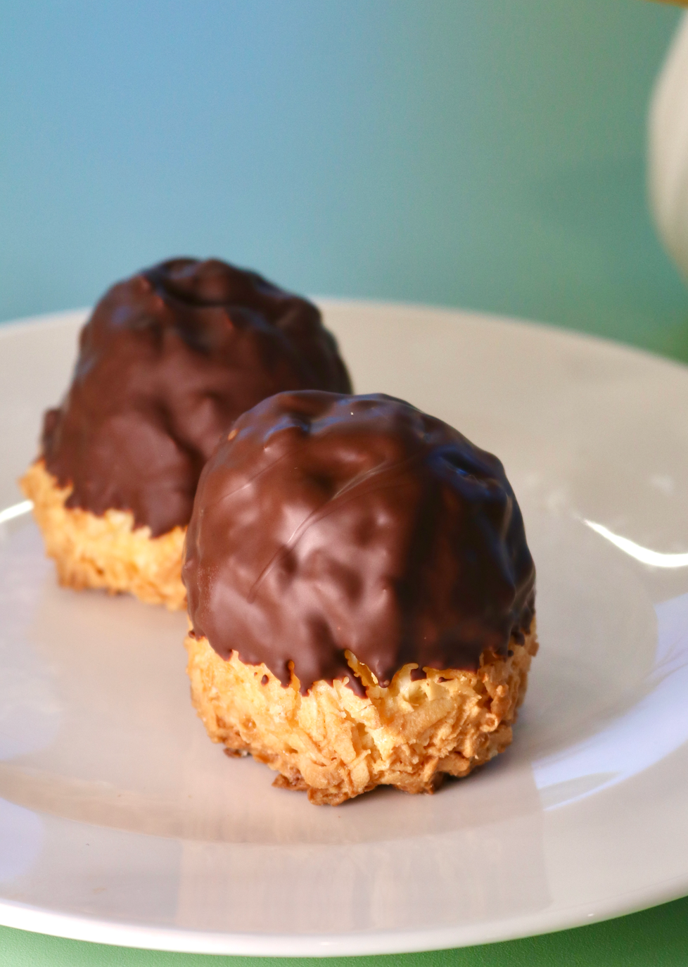 Gluten Free Chocolate Covered Macaroon