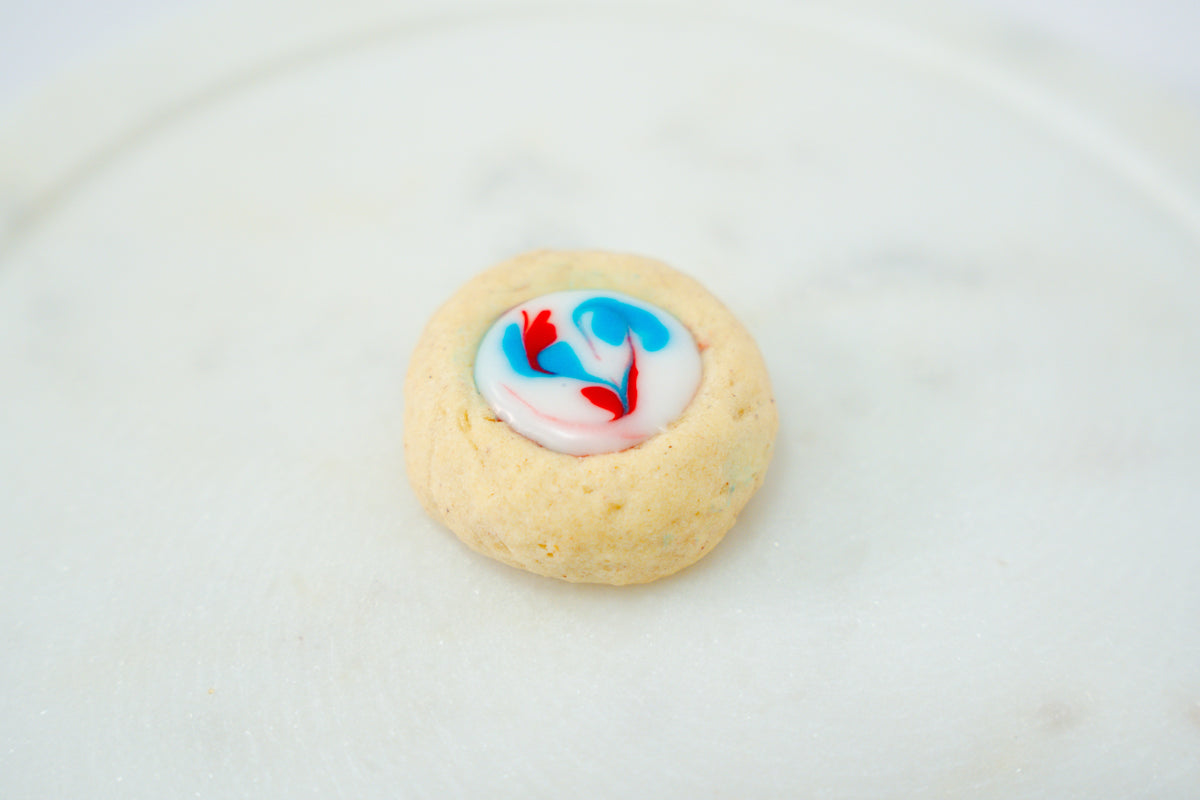 Gluten Free Vanilla Thumbprint Cookie